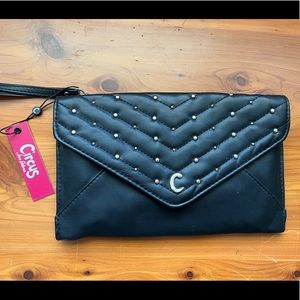 New - Circus Sam Edelman Black Wristlet Clutch